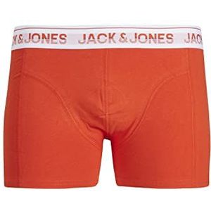 JACK & JONES Jacfluorescent Trunks Boxershorts voor heren, Tangerine Tango, S