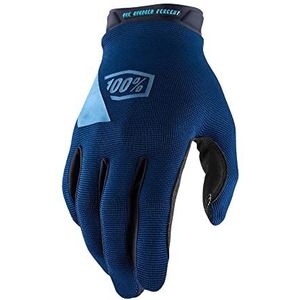 100% GUANTES RIDECAMP Gloves S handschoenen, uniseks, marineblauw/slate blue (meerkleurig)