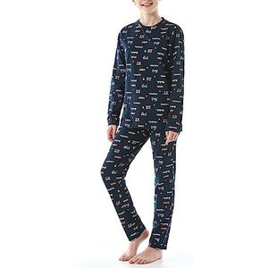 Schiesser Mädchen Schlafanzug Set Pyjama lang - 100% Organic Bio Baumwolle - Größe 140 bis 176