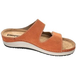 Fischer Dames Jessica Platte Slipper, Camel, 38 EU, camel, 38 EU