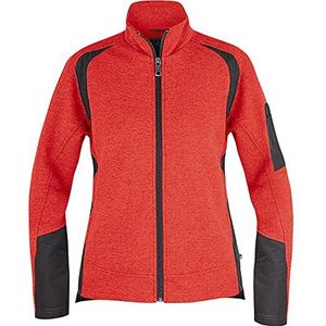 Texstar SWW9 Crew Cardigan, dames maat M, rood