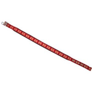 Heim 204652 halsband van nylon riem met gesp, genaaid 25/65, rood