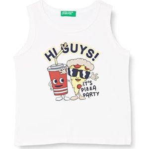 United Colors of Benetton jongens top, Bianco 101, 9 Maanden