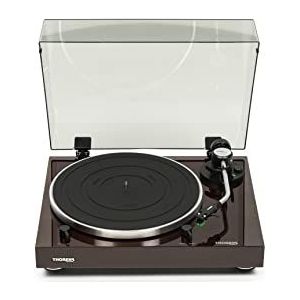 Thorens Platenspeler TD 204 notenhout hoogglans