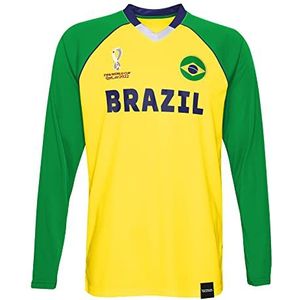 FIFA Jongens Official World Cup 2022 Classic Longsleeve - Brazil T-shirt (1 stuk)