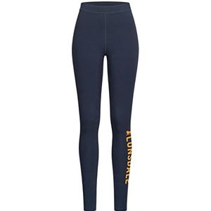 Lonsdale Daiches leggings voor dames, marineblauw/oranje, XXL