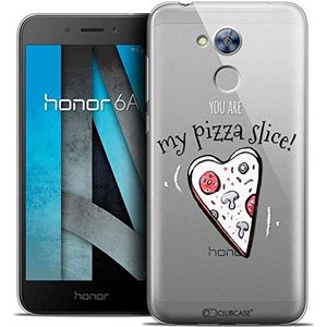 Caseink - Beschermhoes voor Huawei Honor 6A (5) [Crystal Gel Motief HD Collectie Love Saint Valentin Design My Pizza Slice - Flexibel - Ultra Thin - Gedrukt in Frankrijk]