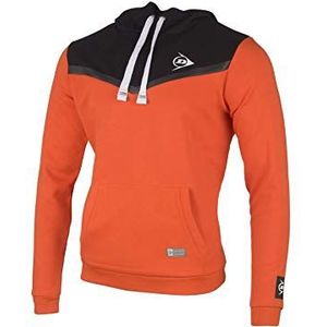 Dunlop Unisex 72235-XXL Essential Line Hooded Sweater, Oranje/Antraciet, 2X-Large