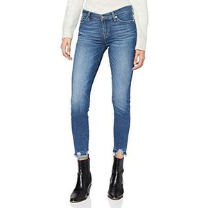 7 For All Mankind The Skinny Crop Jeans Dames, middenblauw, 32
