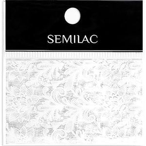 Semilac Nail fransfer folie 23 White Lace