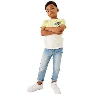 Garcia Kids Jongens T-shirt met korte mouwen, gebroken wit, 92/98, off-white, 92 cm