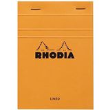 Rhodia Kladblok, No13 A6, Gevoerd - Oranje