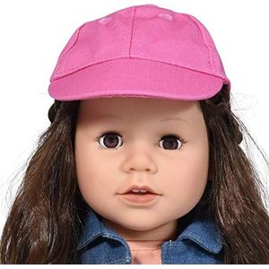 The New York Doll Collection - Roze Zon Beschermen Sport Pet | Pop Kleding Tennis Cap Past bij 18 inch / 46 cm meisje Pop