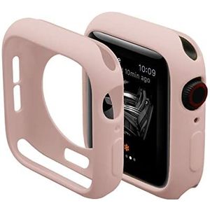 Speciaal voor Apple Watch 3/2/1 40 mm met elegant en cool design, Screen Power Case, [Touch Sensitive] [Full Coverage] iWatch 38 mm Bumper Cover - Pink