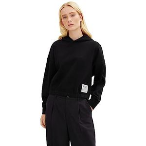 TOM TAILOR Denim Dames Sweatshirt 1035346, 14482 - Deep Black, XL