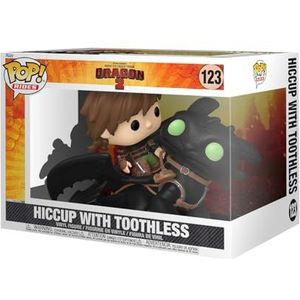 Funko POP! Rides Deluxe: HTTYD - Hiccup With Toothless - How to Train Your Dragon - Verzamelbare Vinyl Figuur - Cadeau Idee - Officiële Merchandise -Filmliefhebbers