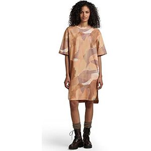 G-STAR RAW Dames Boxy U Tee ao s wmn Casual Dress, Meerkleurig (Amphora Watercolor Camo D22841-C338-D975), XXL, Meerkleurig (Amphora Watercolor Camo D22841-c338-d975), XXL