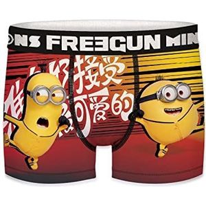 FREEGUN Les Minions boxershorts voor kinderen, boxershorts voor jongens, stretch en comfortabel, Att, 12-14 Jaren