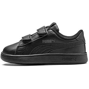PUMA Smash V2 L V Ps Sneakers voor kinderen, uniseks, Zwart Puma Black Puma Black, 32 EU