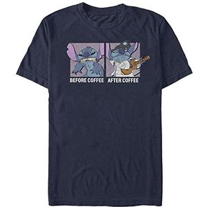 Disney Lilo & Stitch - Stitch Coffee Unisex Crew neck T-Shirt Navy blue M