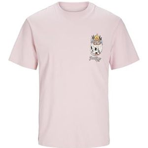 JACK & JONES Heren T-shirt bedrukt ronde hals T-shirt, Fairy Tale, M
