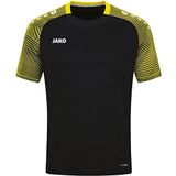 JAKO - Prestaties Van T-Shirts, Uniseks-Kind, Zwart/Zacht Geel, 140