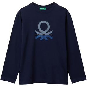 United Colors of Benetton T-shirt M/L, Blauw, 120