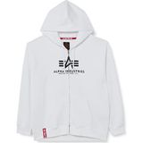 Sweatvest - Wit - Met Capuchon - Met Trekkoord - Gevoerd