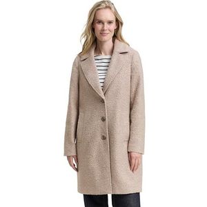 Tom Tailor - Lange Jas - Mêlee - Dames - Teddybont - Strookzakken