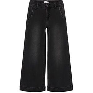 NAME IT Jeansbroek voor meisjes, zwart denim, 122 cm