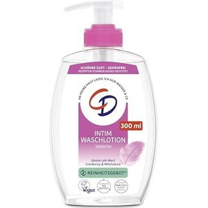 CD Wohlfühl Intieme waslotion, 300 ml, lotion voor milde reiniging van de intieme zone, met cranberry-extract en melkzuur, zeepvrije lichaamsverzorging, subtiele geur, veganistisch