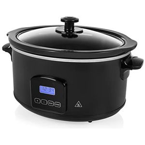 Tristar Slowcooker VS-3920 - Digitale Slowcooker 4.5 liter - Keramische binnenpan - Warmhoudfunctie