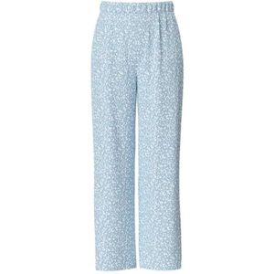 PIECES Pcflora Hw Wide Pants Bc, Cashmere Blue, M