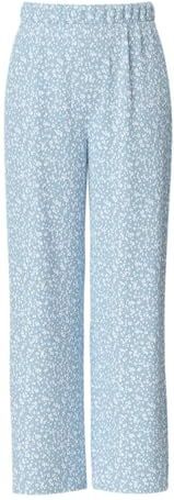 PIECES Pcflora Hw Wide Pants Bc, Cashmere Blue, M