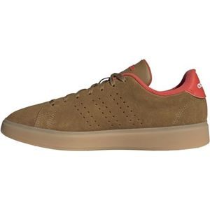 adidas - ADVANTAGE 2.0 - Schoenen - Bronze Strata/Bright Red - Suède - Cloudfoam