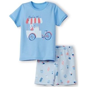 CALIDA Meisjes Toddlers Icecream Pyjamaset, Vista Blue, standaard, Vista Blue, Eén maat