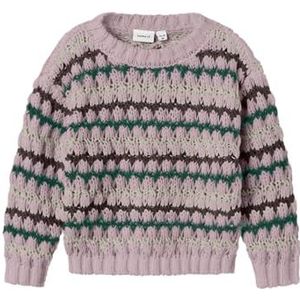 NAME IT Meisjes Nmflene Ls Knit, Burnished Lilac, 116