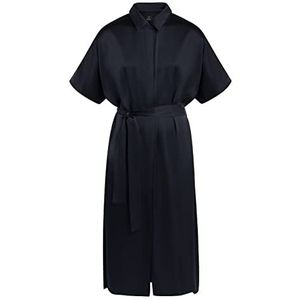 DreiMaster Klassik Dames jurk korte mouwen Maxi Colina, Marine, XL, marineblauw, XL