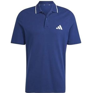 Adidas - Essentials Small Logo Poloshirt - Groen - Piqué - Korte Mouw