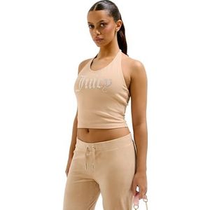 Juicy - Tanktop - Zwart - Jersey Modal - Glanzend Logo