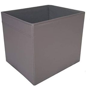 IKEA rek Dronna opbergbox rek gebruik in 33x38x33 cm (BxDxH) -GRIJS geschikt voor Kallax, Expedit, Besta, etc, plastic, zwart, 33 x 38 x 33 cm