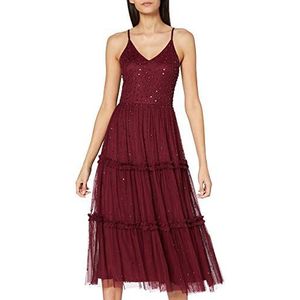 Frock and Frill Dames Pailletten Cami Midi Jurk Cocktail
