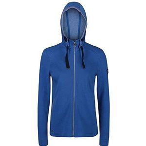 Ramana fleece van coolweave katoen met capuchon met hele rits en zakken