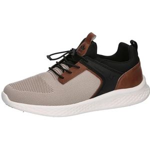 Lico Amaru Sneakers voor heren, beige/bruin/zwart, 45 EU, beige bruin zwart, 45 EU