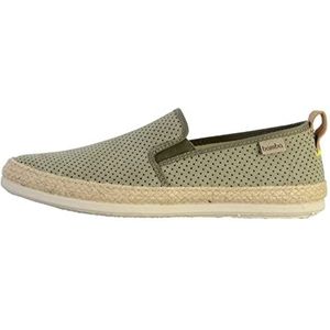 victoria ANDRÉ ELÁSTICOS Antelina PICADA, Lona Slip-on, lage gymschoenen voor heren, kaki, 41 EU, Khaki (stad), 41 EU