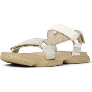 CAMPER Wandelsandalen ' Karst '  beige / lichtgrijs / wit