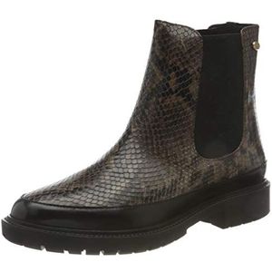 Fred de la Bretoniere Dames Frs0717 Chelsea enkellaars 3 cm Croco Printed Leather, bruin, 41 EU