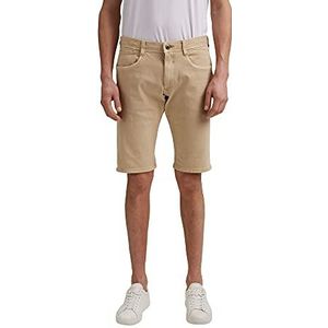 ESPRIT Shorts met biologisch katoen in washed-look, 270/beige, 28