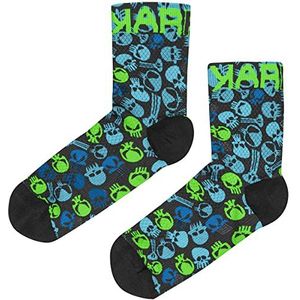 Karpos 2561000-071 GREEN FIRE SOCK herensokken zwart/atol/groen fluo maat XL