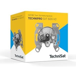 TechniSat TECHNIPRO SVT 600 V2 Twin-antennebus voor satelliet, tv, radio (satelliet-steekdoos met diode in satellietaansluiting)